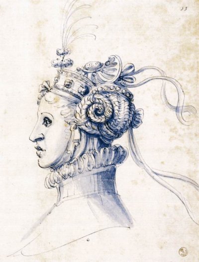Sketch for a Mask by Giuseppe Arcimboldo